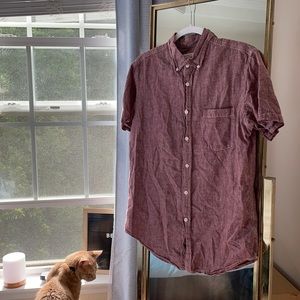 Maroon, Slim Fit Button Down by Merona